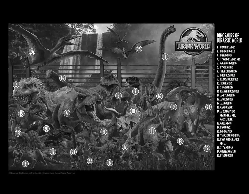 Jurassic World: Puzzle o 3000 dílcích fotografii produktu