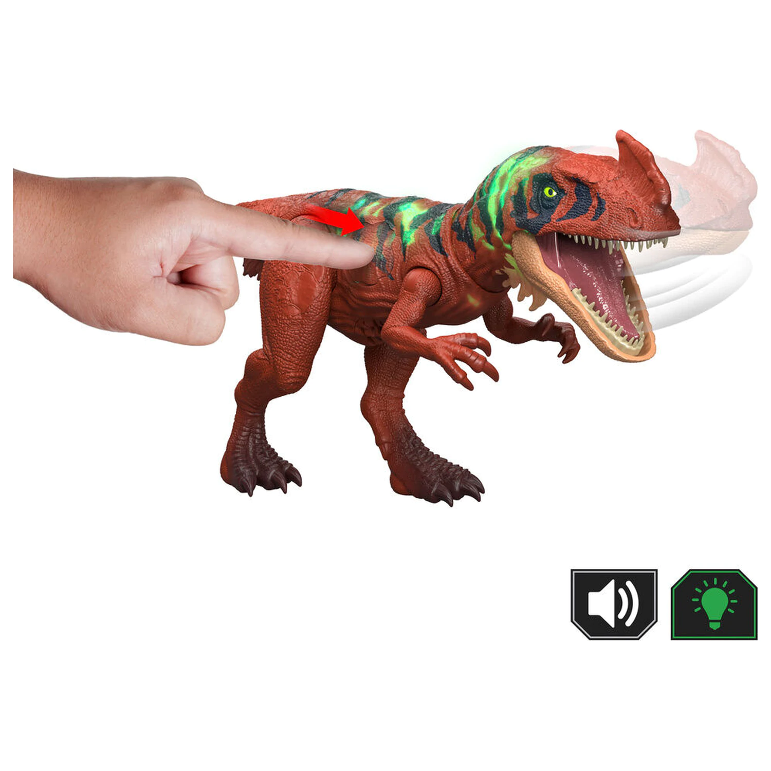 Jurassic World figurka dinosaura Afrovenator fotografii produktu