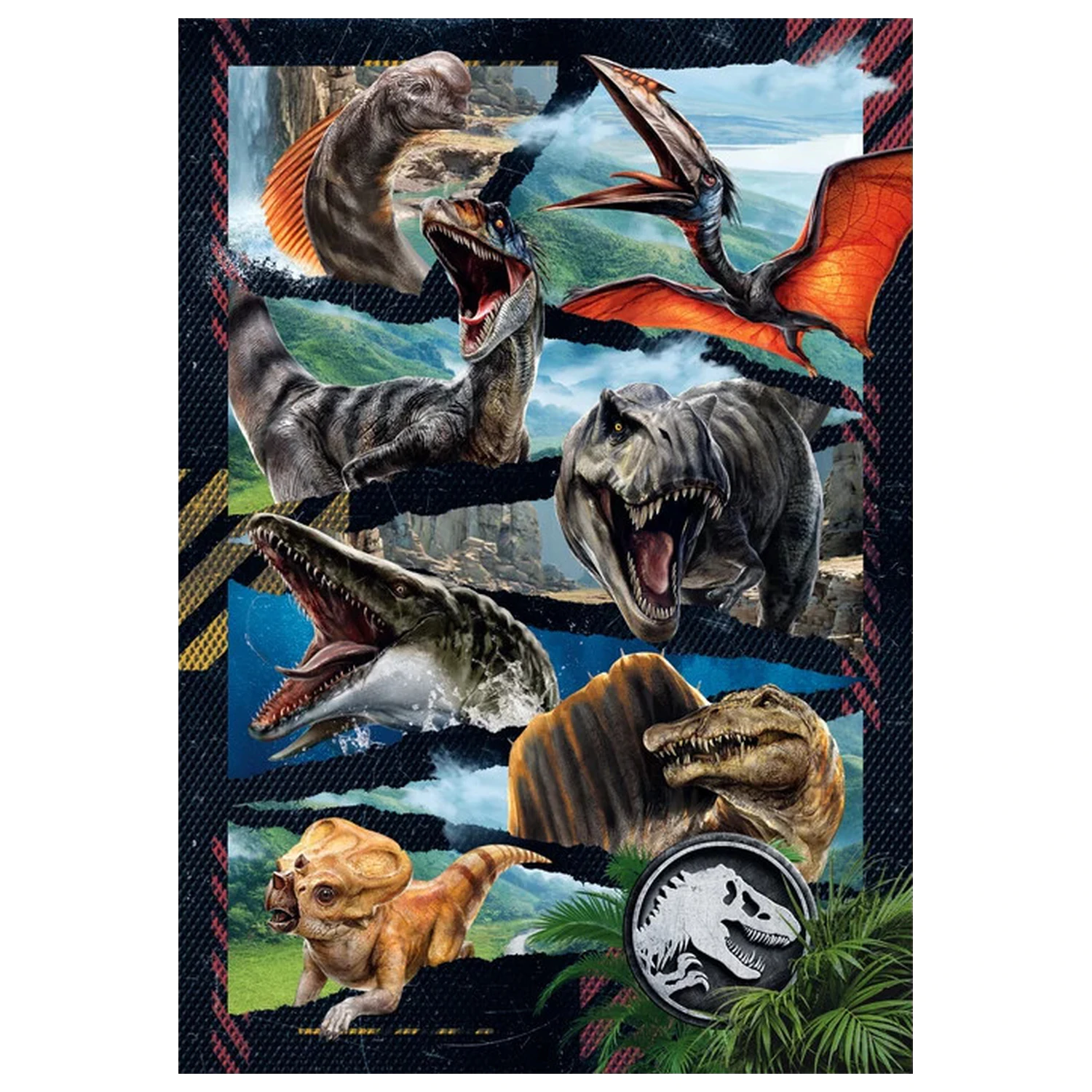Jurassic World Battle Zone puzzle s 300 dílky fotografii produktu