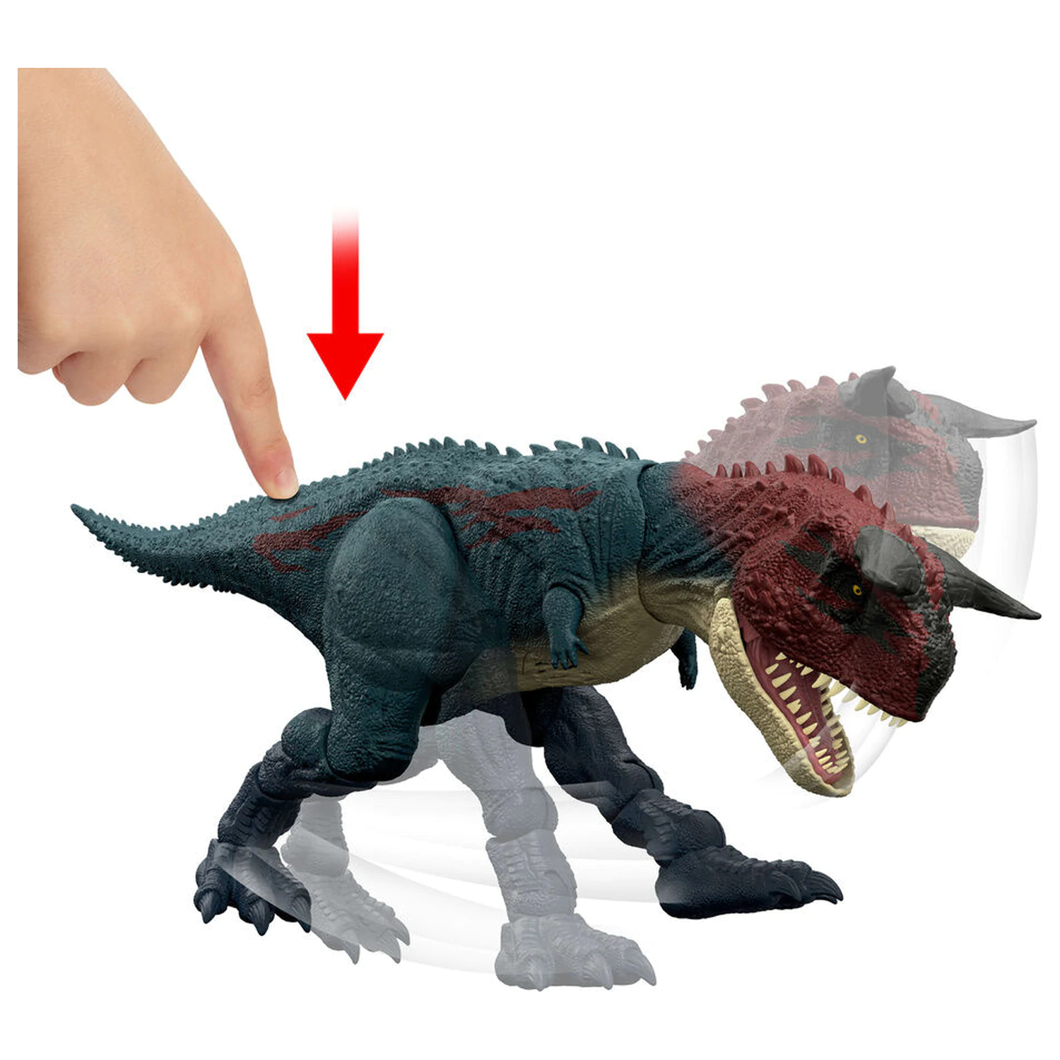 Jurassic World Carnotaurus figurka dinosaura fotografii produktu