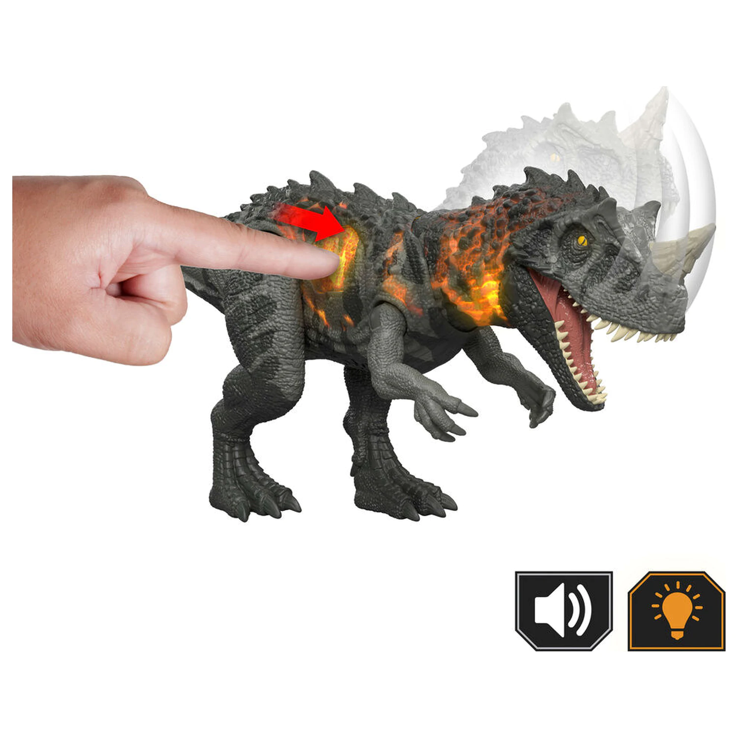 Jurassic World Ceratosaurus figurka dinosaura fotografii produktu