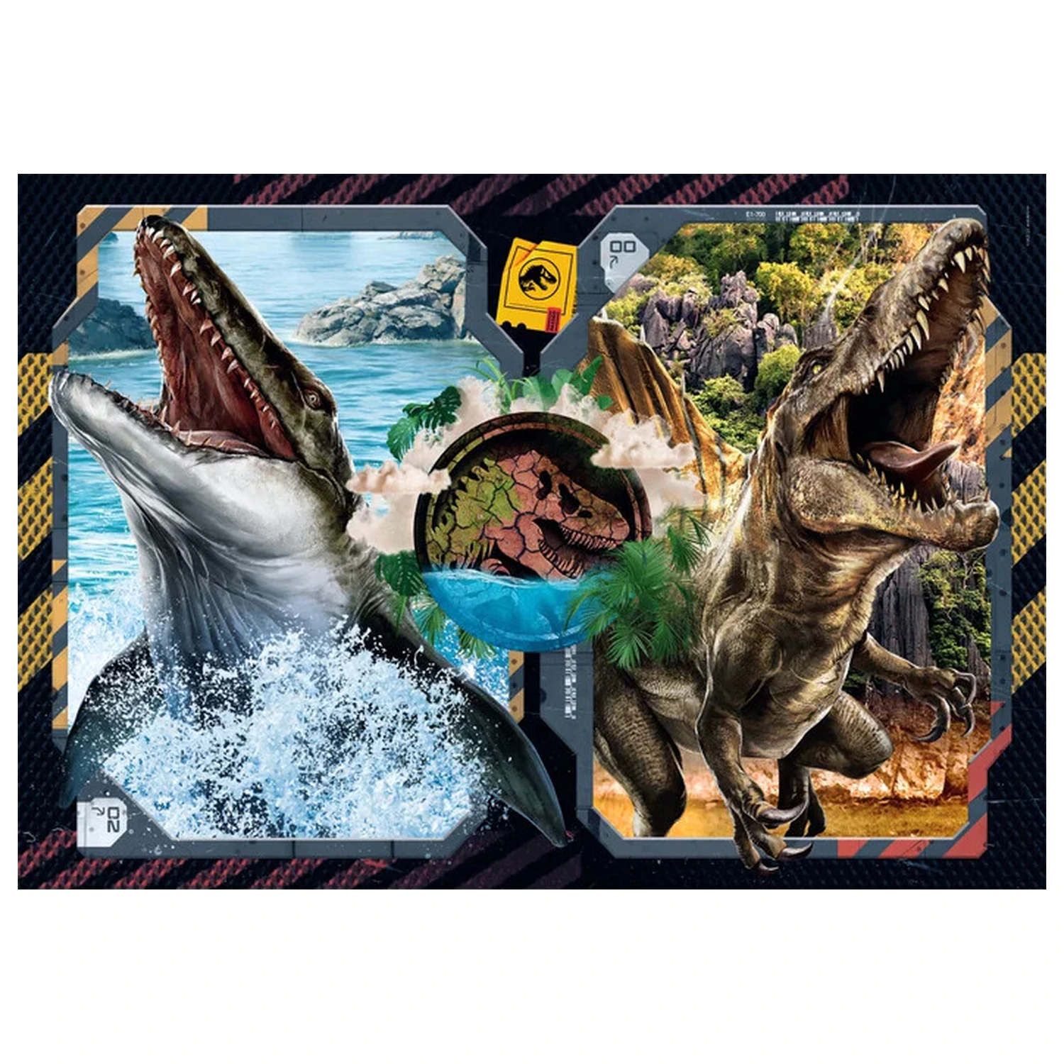 Jurassic World Danger Zone 2x60dílné puzzle fotografii produktu