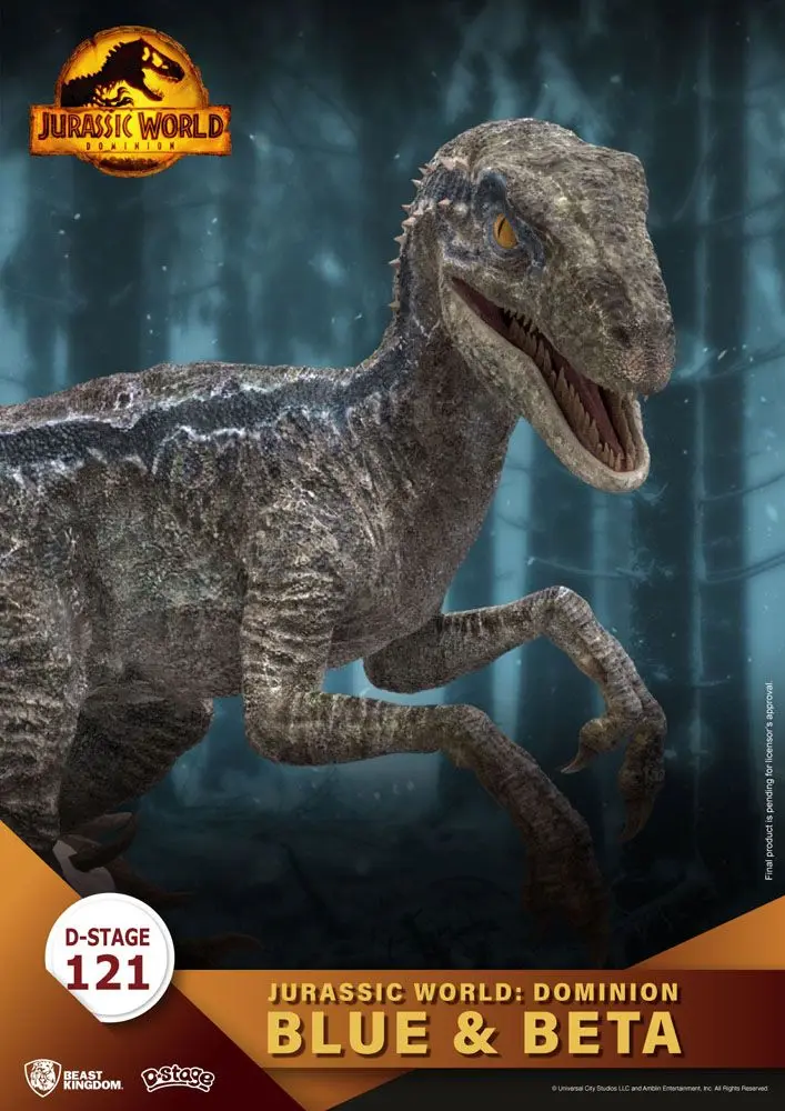 Jurassic World: Dominion D-Stage PVC Diorama Blue & Beta 13 cm fotografii produktu