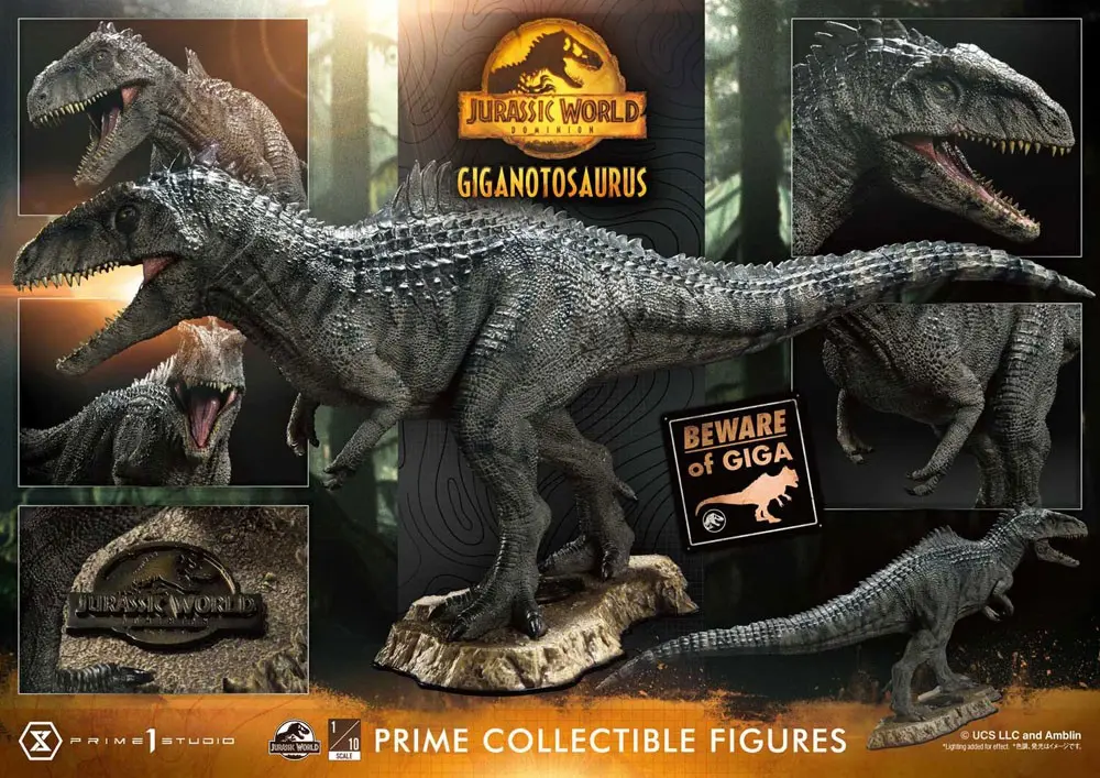 Jurassic World Dominion Prime Collectibles Socha 1/38 Giganotosaurus Toy verze 22 cm fotografii produktu