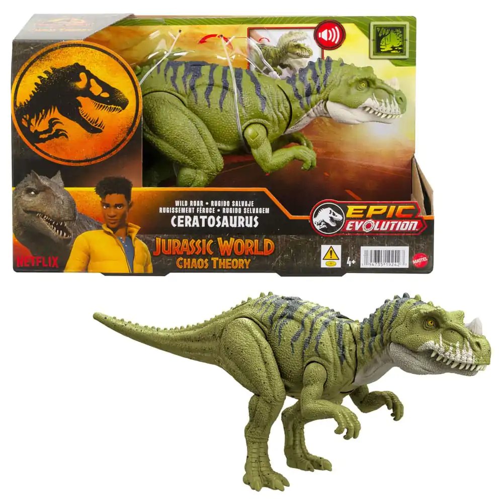 Jurassic World Epic Evolution Akční figurka Divoký řev Ceratosaurus fotografii produktu