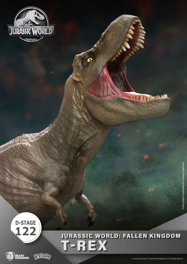 Jurassic World: Fallen Kingdom D-Stage PVC Diorama T-Rex 13 cm fotografii produktu