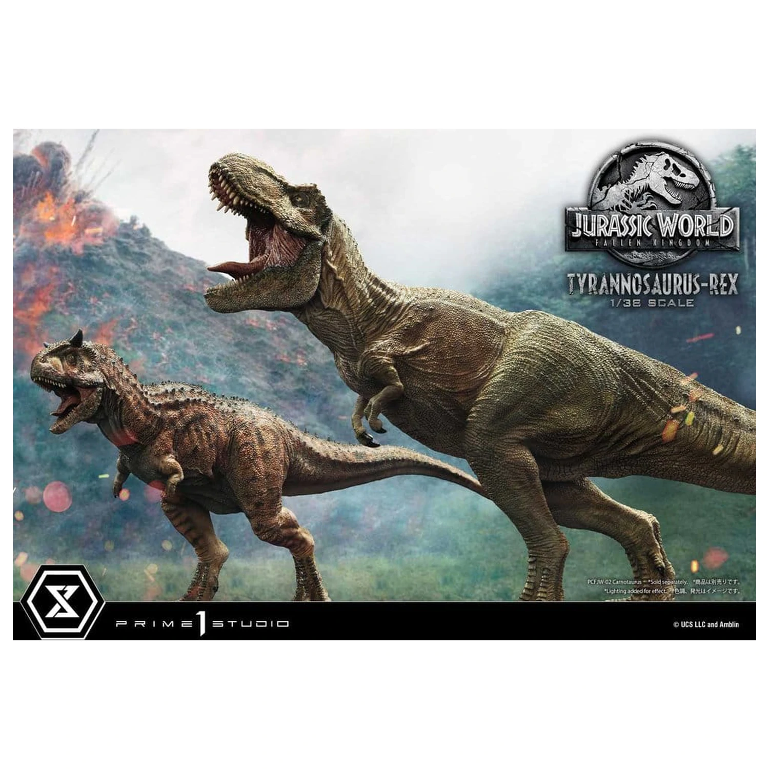 Jurassic World: Fallen Kingdom (Film) Prime Collectible Figures Socha 1/38 Tyrannosaurus Rex 23 cm fotografii produktu