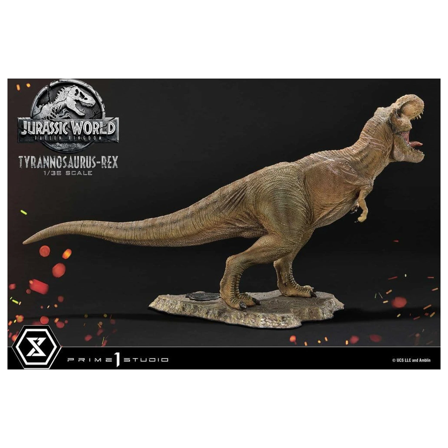 Jurassic World: Fallen Kingdom (Film) Prime Collectible Figures Socha 1/38 Tyrannosaurus Rex 23 cm fotografii produktu