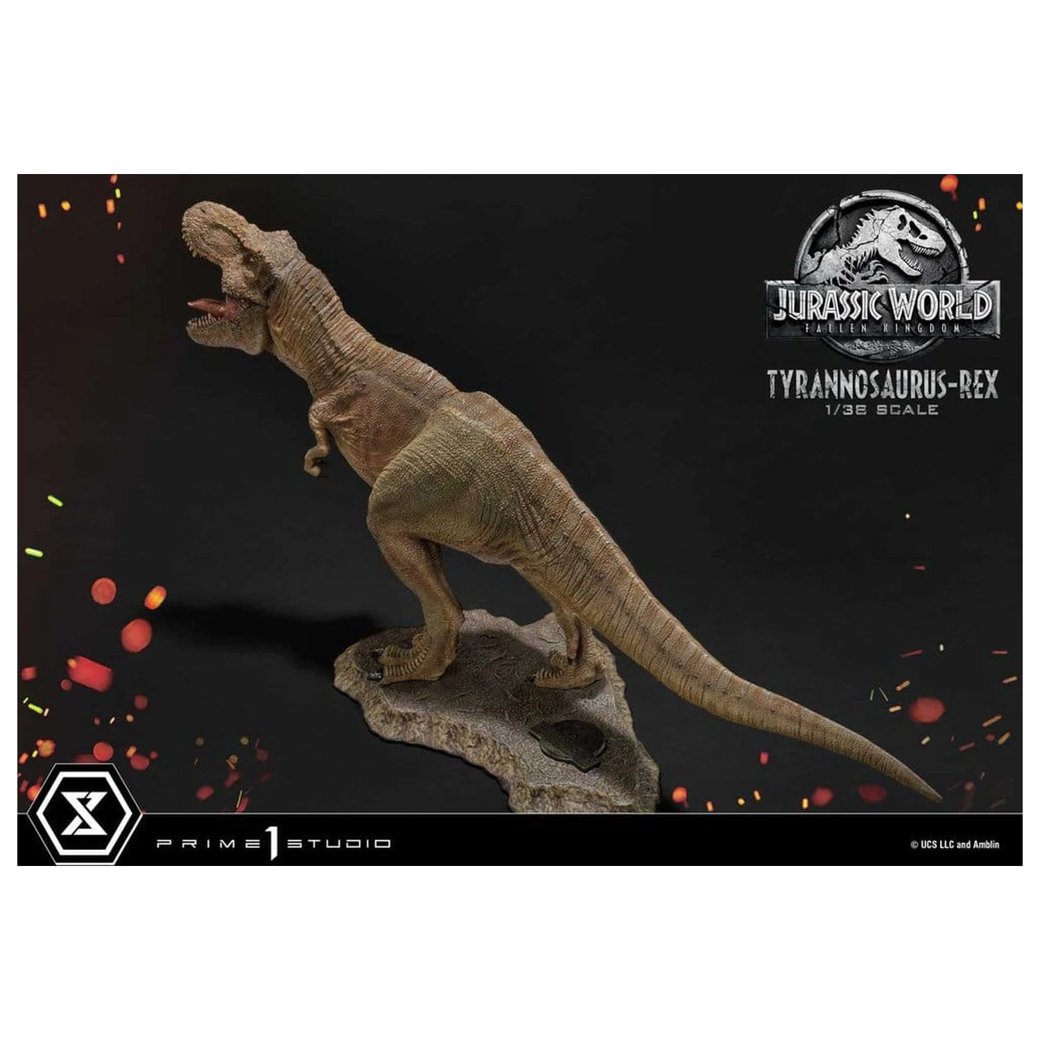 Jurassic World: Fallen Kingdom (Film) Prime Collectible Figures Socha 1/38 Tyrannosaurus Rex 23 cm fotografii produktu