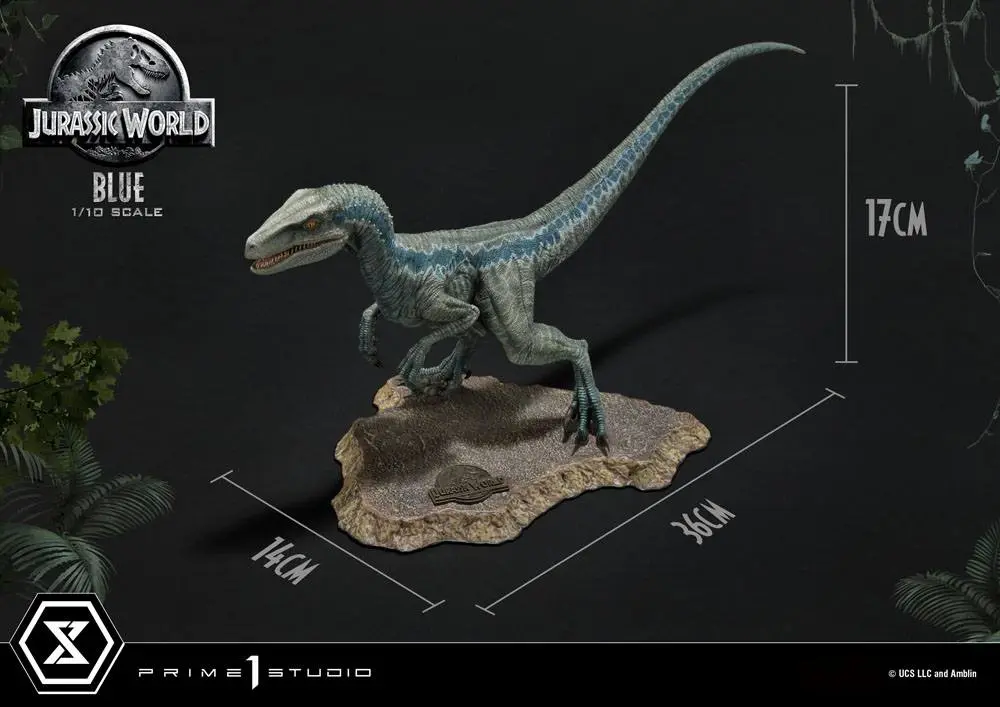 Jurassic World: Fallen Kingdom Prime Collectibles Socha 1/10 Blue (Open Mouth Version) 17 cm fotografii produktu