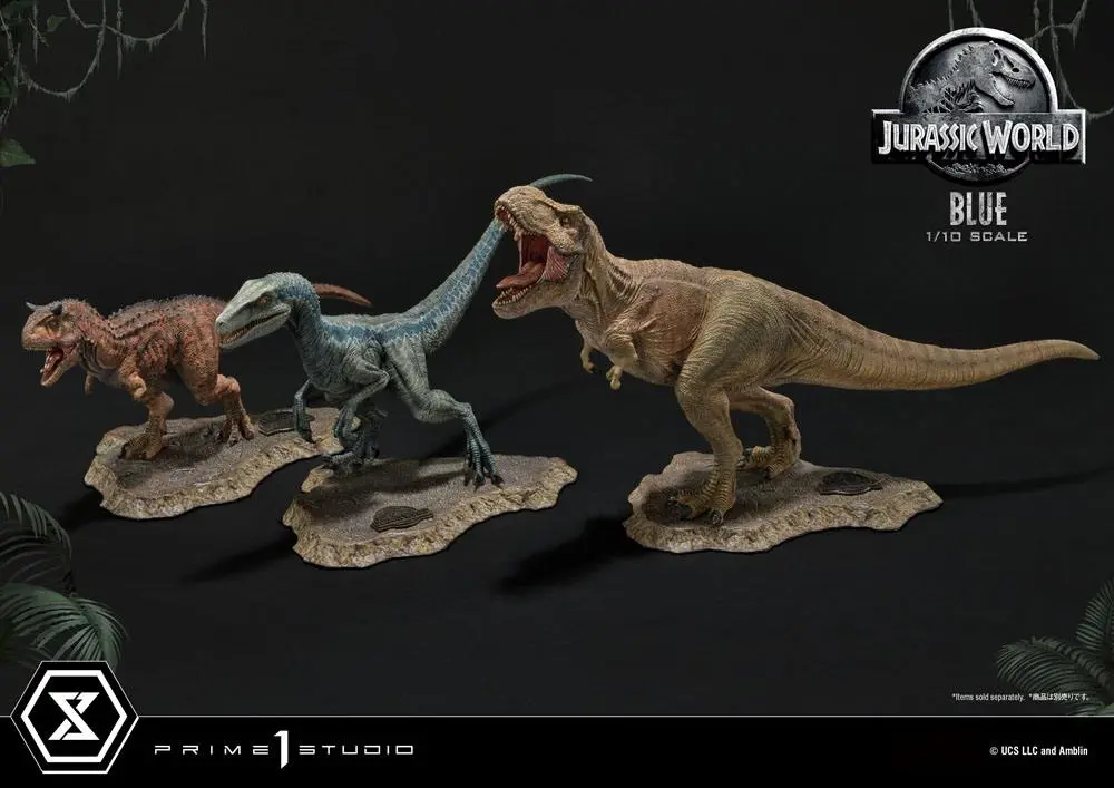 Jurassic World: Fallen Kingdom Prime Collectibles Socha 1/10 Blue (Open Mouth Version) 17 cm fotografii produktu