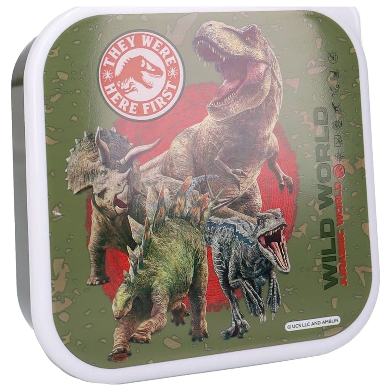 Jurassic World krabička na svačinu Set Fresh Bites 12 cm fotografii produktu
