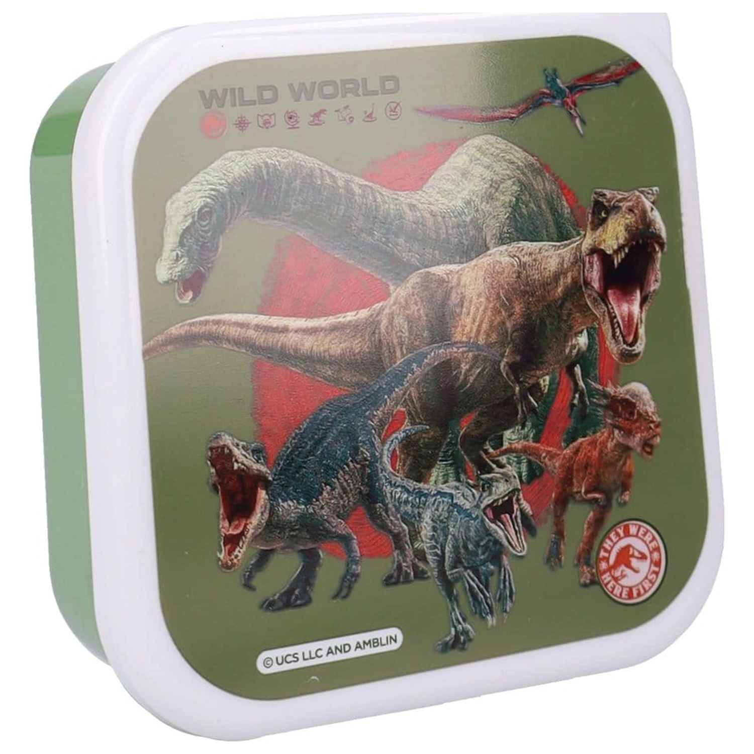 Jurassic World krabička na svačinu Set Fresh Bites 12 cm fotografii produktu