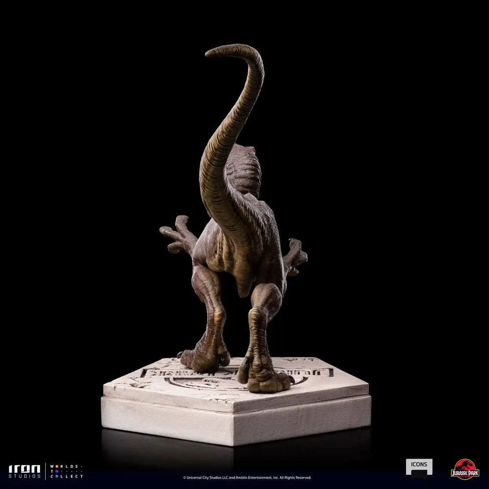 Jurassic World Icons Statue Velociraptor A 9 cm Soška fotografii produktu