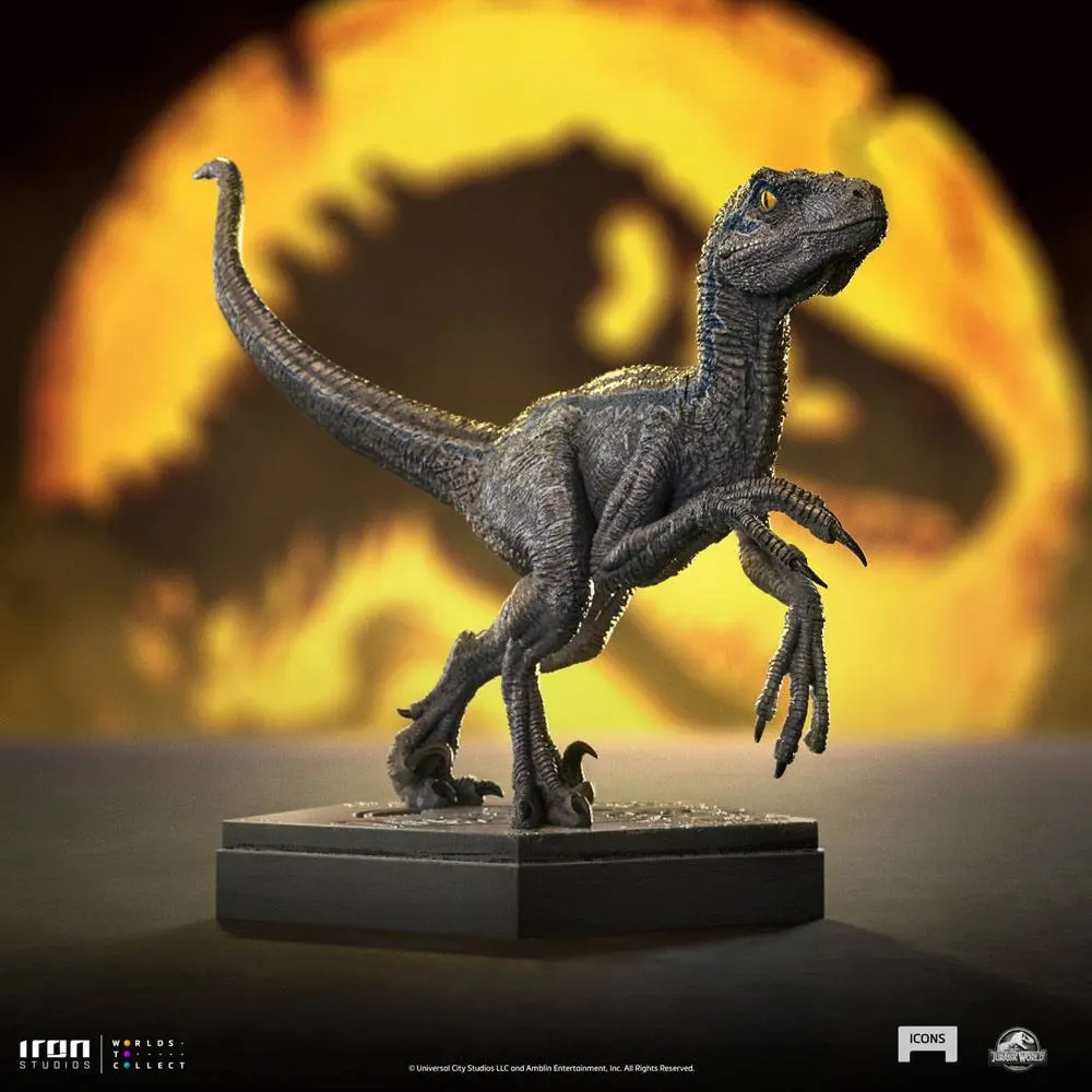Jurassic World Icons Statue Velociraptor Blue 9 cmJurassic World Icons Soška Velociraptor Blue 9 cm fotografii produktu
