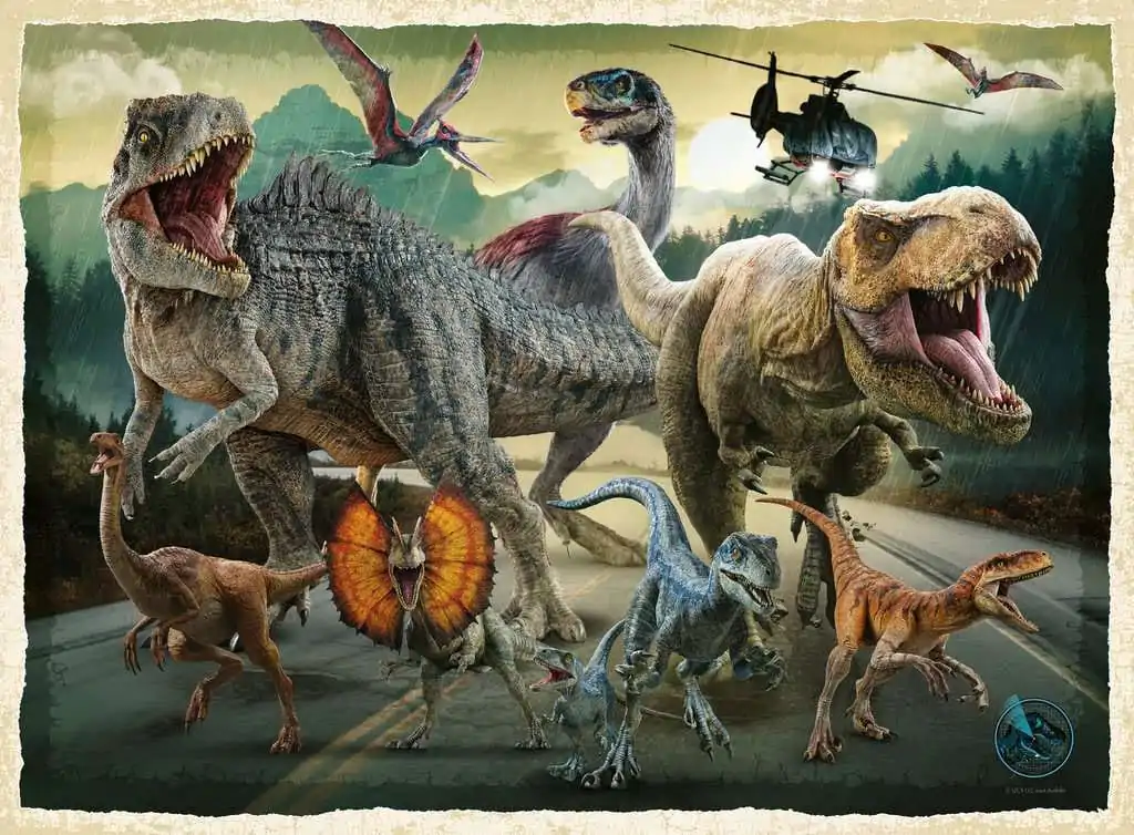 Jurassic World Dětské Puzzle XXL Life Finds A Way (200 dílků) fotografii produktu