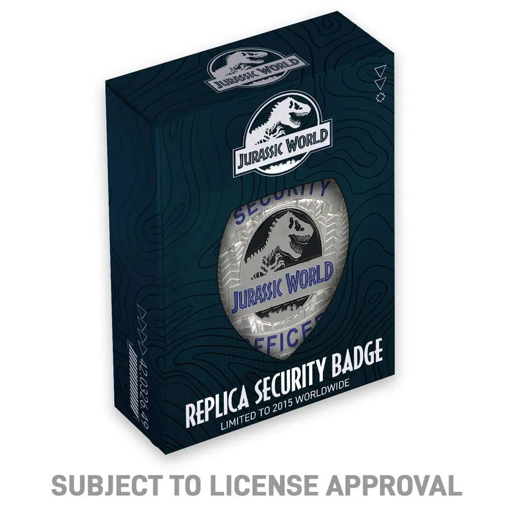 Jurassic World Limited Edition replika odznak bezpečnostního pracovníka fotografii produktu