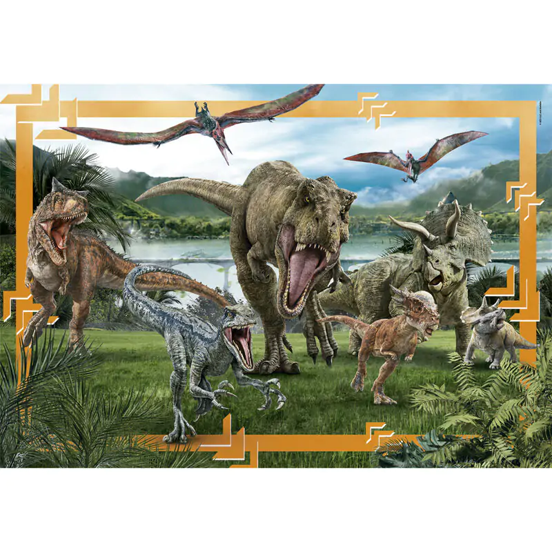 Jurassic World maxi puzzle 104 dílků fotografii produktu