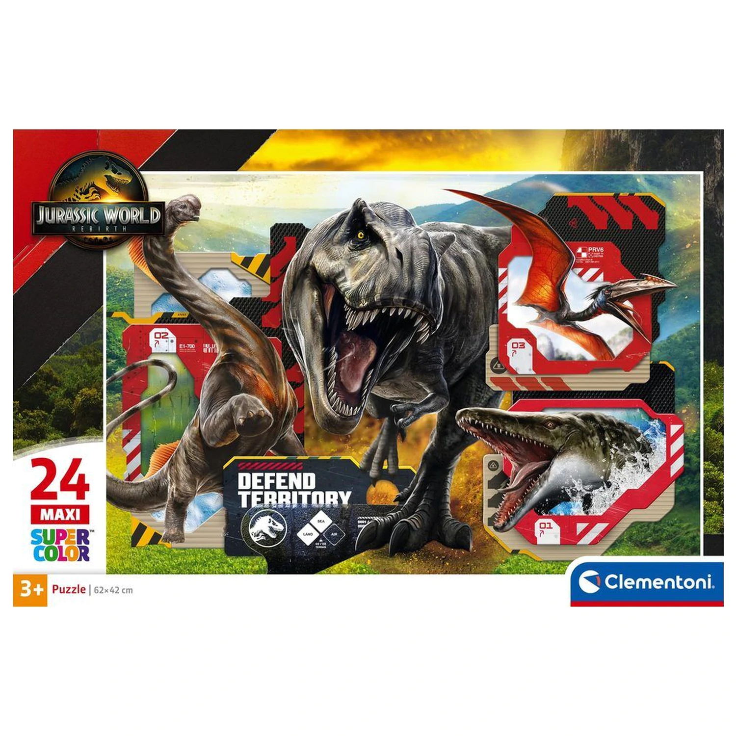 Jurassic World maxi puzzle 24 dílků fotografii produktu