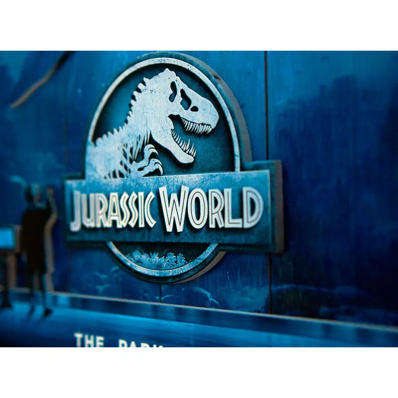 Jurassic World Mossasaurus Woodart 3D Print dřevěná cedule fotografii produktu
