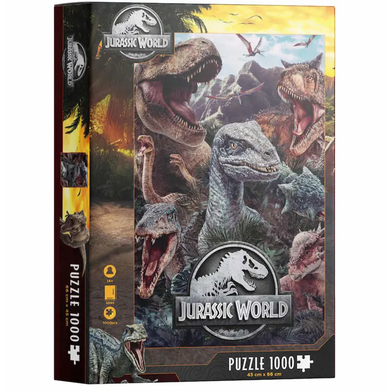 Jurassic World Puzzle Plakát (1000 dílků) fotografii produktu