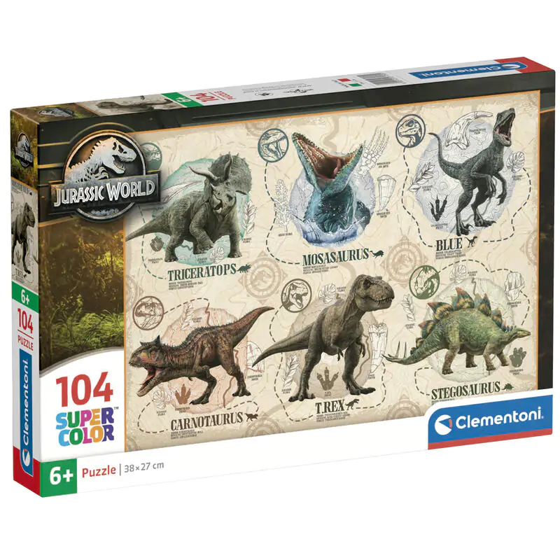 Jurassic World puzzle 104 dílků fotografii produktu