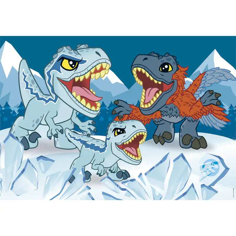 Jurassic World puzzle 2x20 dílků fotografii produktu