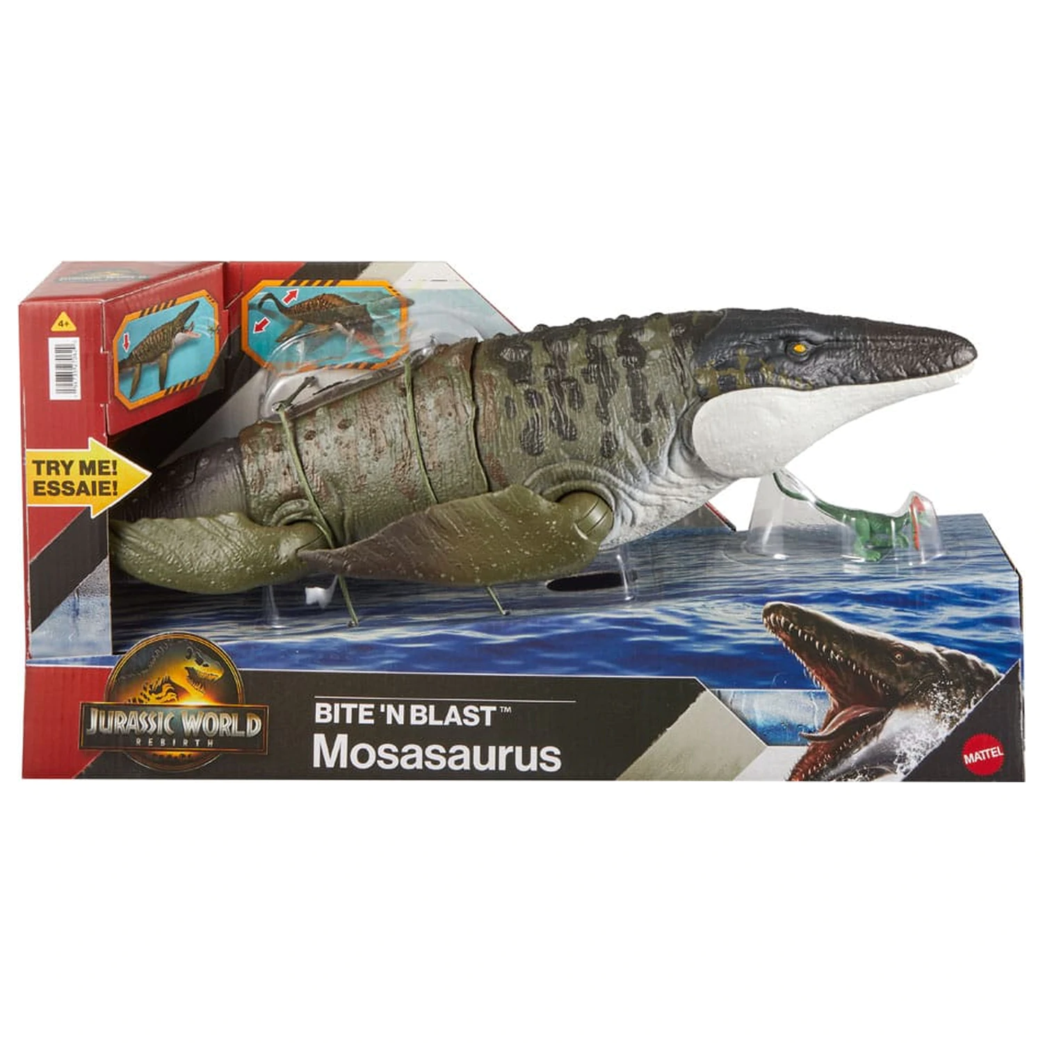 Jurassic World: Rebirth Akční figurka Bite 'n Blast Mosasaurus 65 cm fotografii produktu