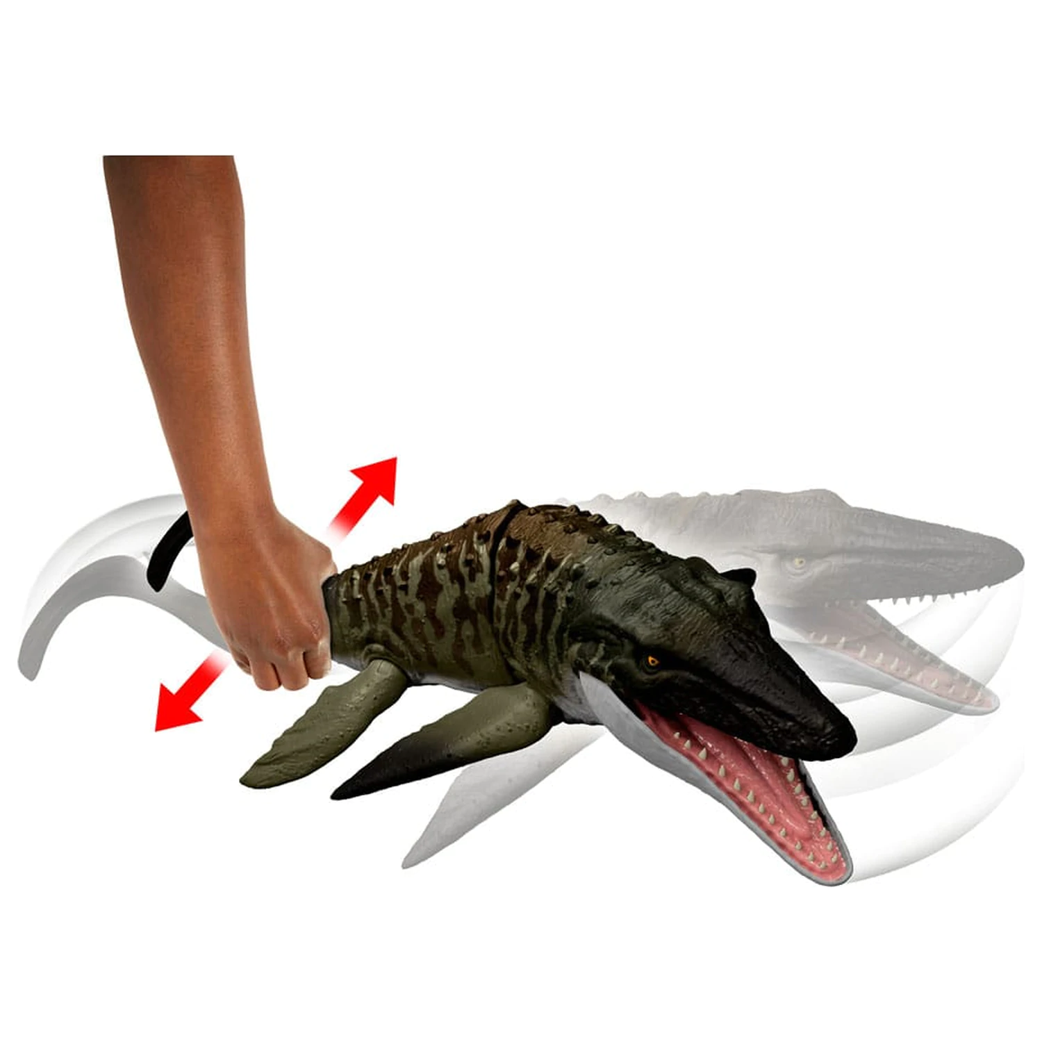 Jurassic World: Rebirth Akční figurka Bite 'n Blast Mosasaurus 65 cm fotografii produktu