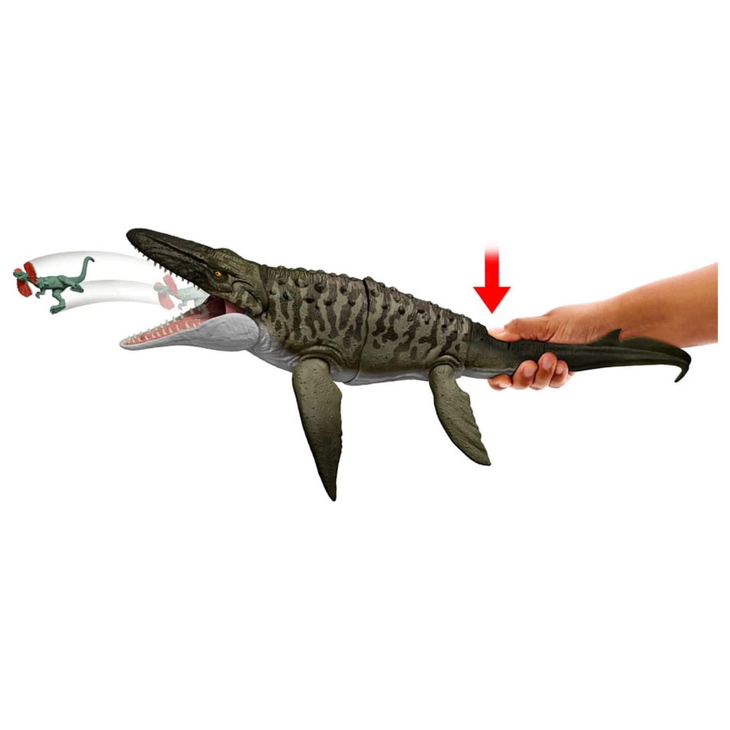 Jurassic World: Rebirth Akční figurka Bite 'n Blast Mosasaurus 65 cm fotografii produktu
