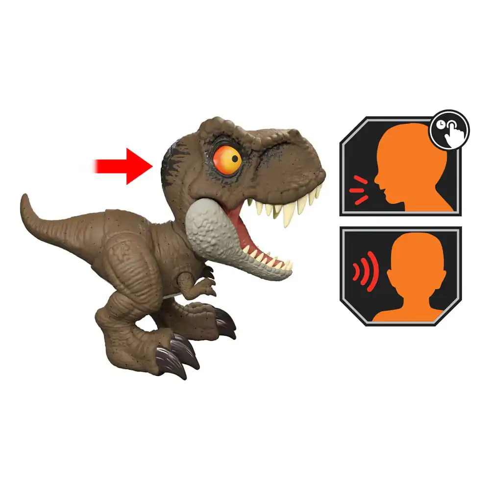 Jurassic World Akční figurka se zvukem Roar Command Tyrannosaurus Rex 16 cm fotografii produktu