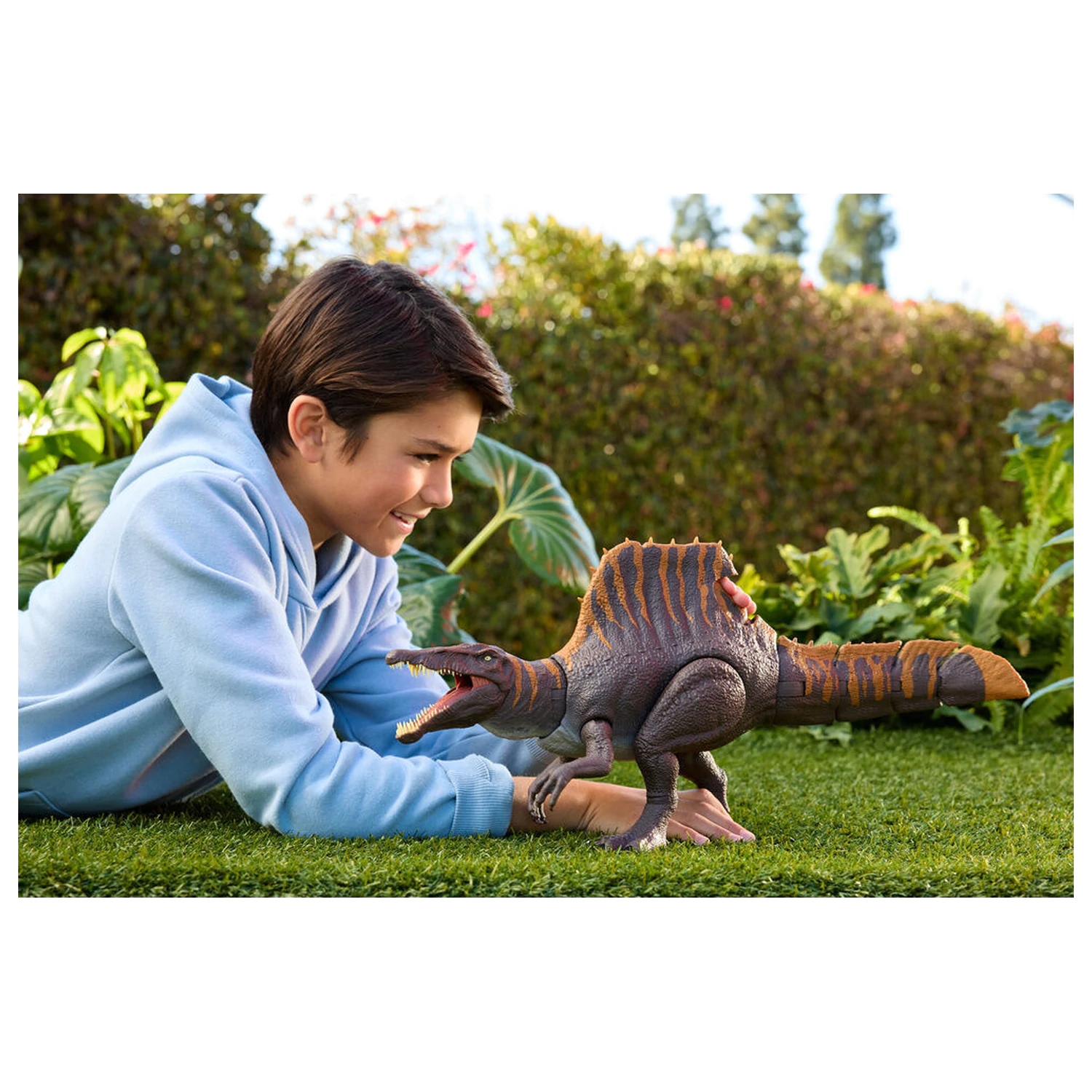 Jurassic World Rebirth Akční figurka Tail Thrasher Spinosaurus 55 cm fotografii produktu