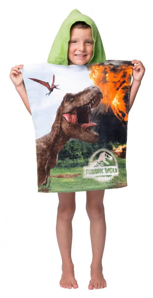Jurassic World plážové ručník pončo 50*115cm fotografii produktu