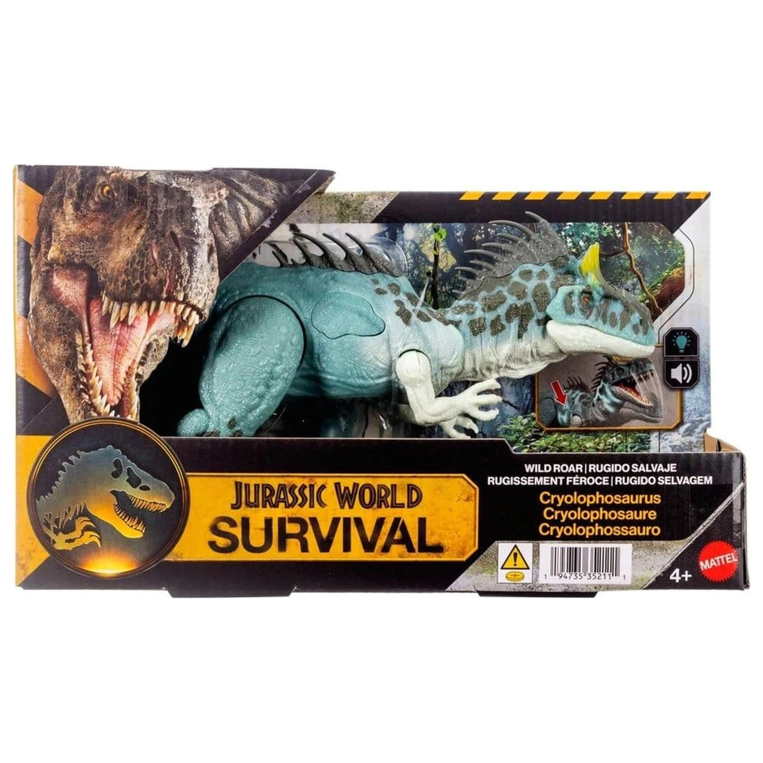 Jurassic World: Survival Action Figure Wild Roar Cryolophosaurus 37 cm fotografii produktu
