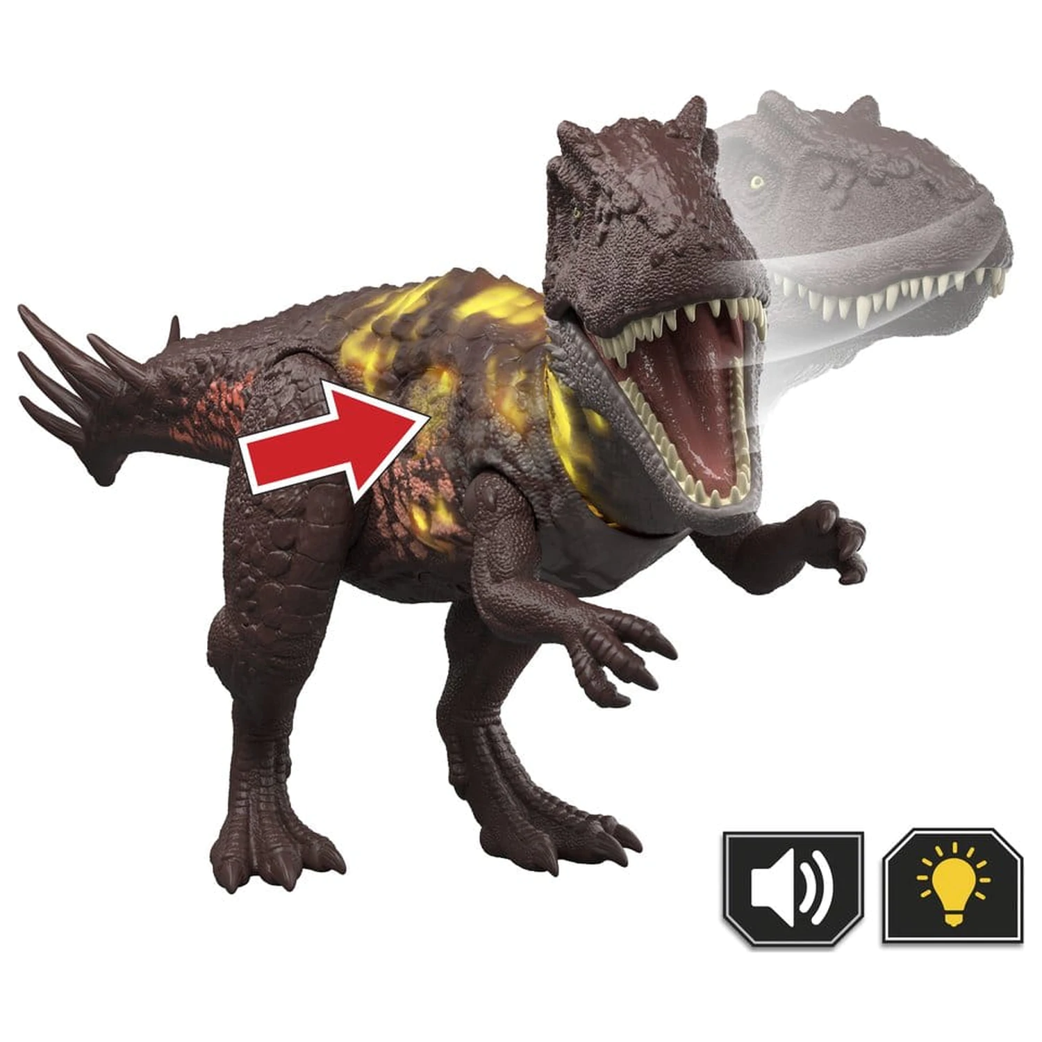 Jurassic World: Survival Akční figurka Wild Roar Metriacanthosaurus 31 cm fotografii produktu