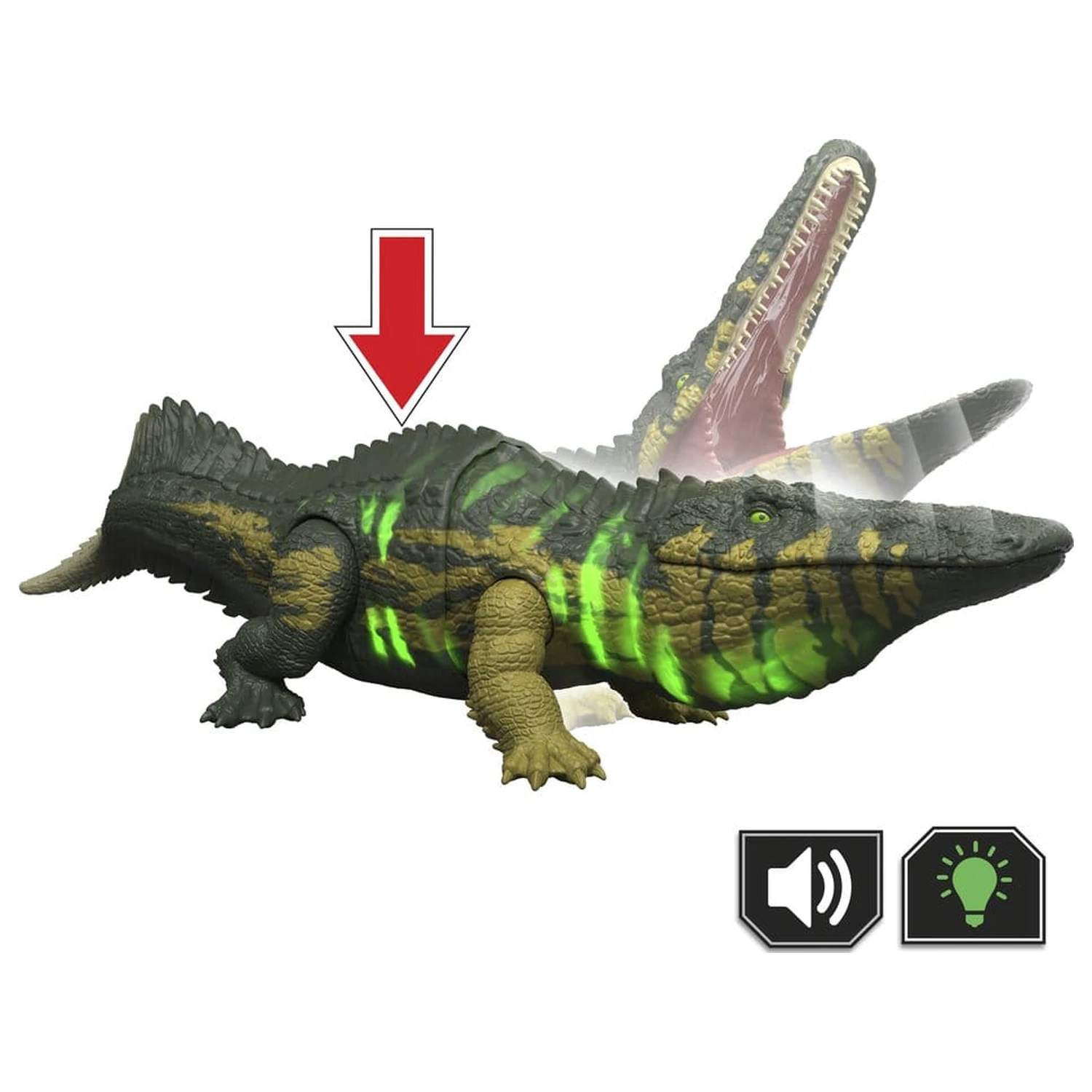 Jurassic World: Survival Akční figurka Wild Roar Stomatosuchus 37 cm fotografii produktu