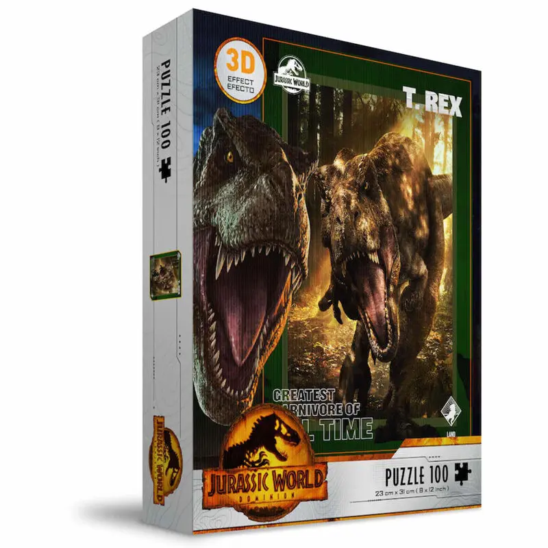 Jurassic World T-Rex 3D puzzle 100 ks fotografii produktu