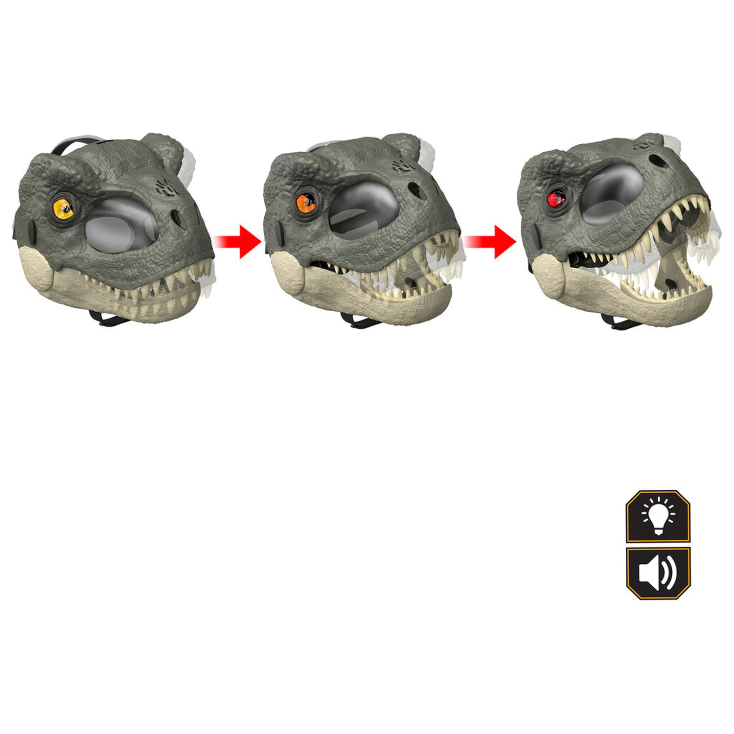 Jurassic World T-Rex Dinosaur Deluxe maska fotografii produktu