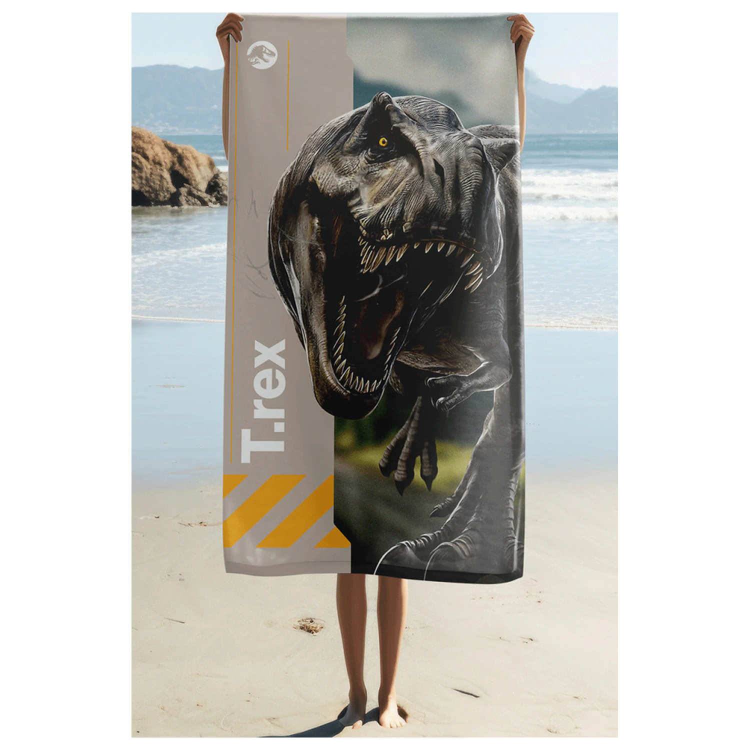 Jurassic World T-Rex ručník 70x140 cm fotografii produktu