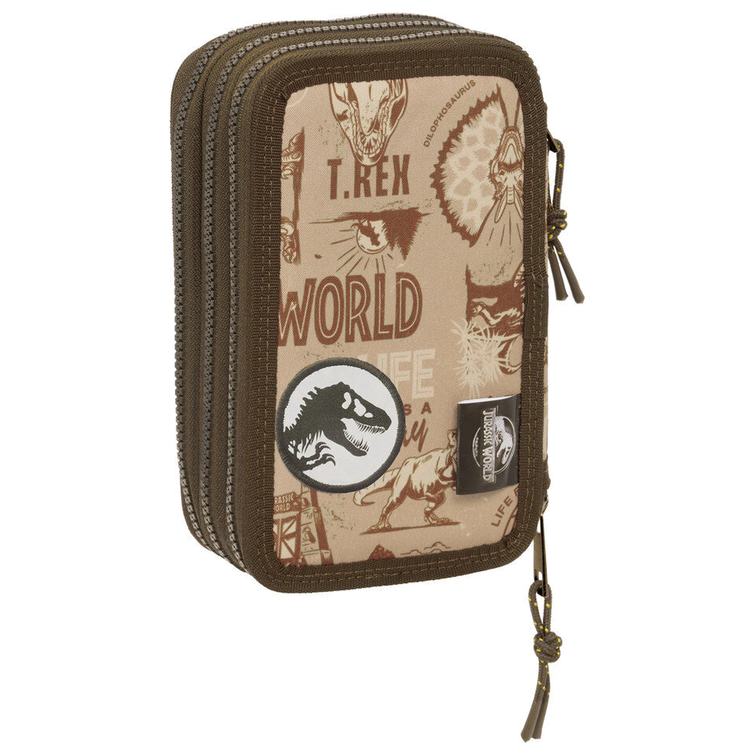 Jurassic World trojitý penál 37 ks fotografii produktu