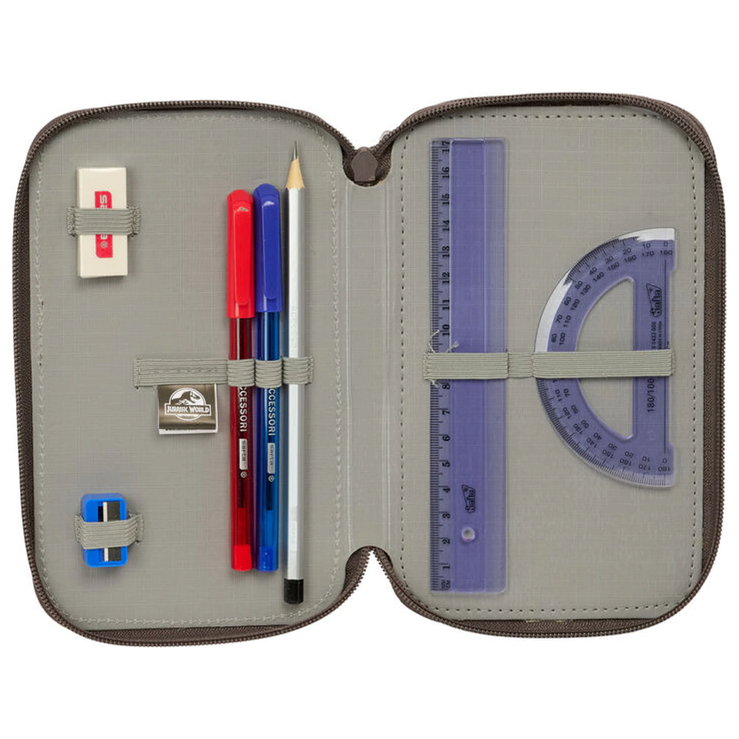 Jurassic World trojitý penál 37 ks fotografii produktu