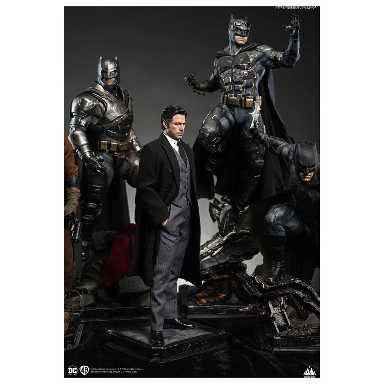 Justice League Socha 1/4 Bruce Wayne (Ben Affleck) 51 cm fotografii produktu