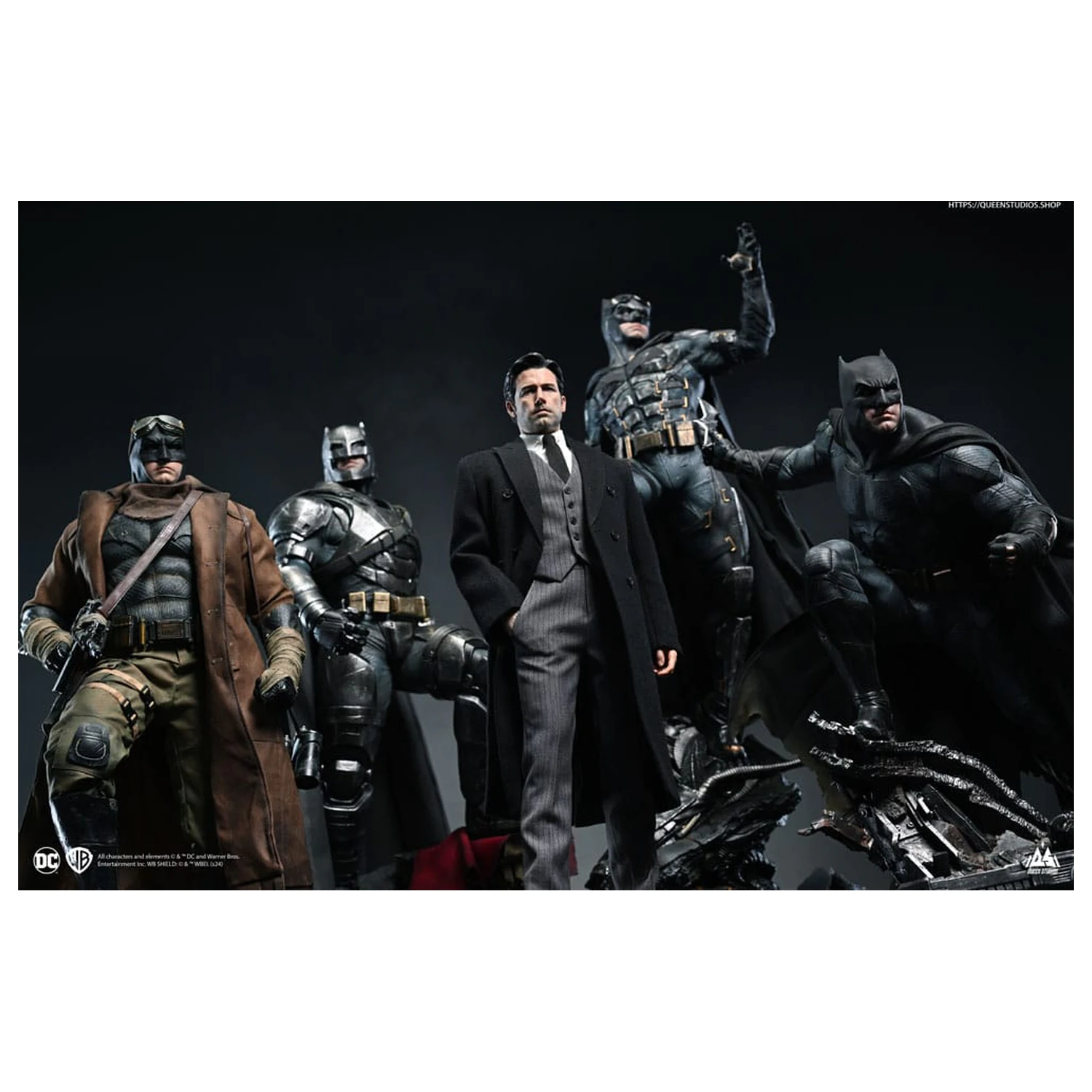 Justice League Socha 1/4 Bruce Wayne (Ben Affleck) 51 cm fotografii produktu