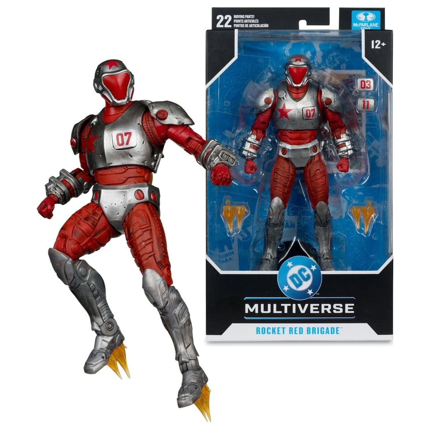 Justice League: Generation Lost DC Multiverse Akční figurka Rocket Red Brigade 18 cm fotografii produktu