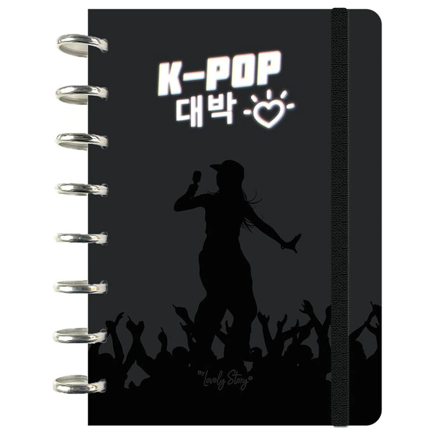 K-Pop Black A5 zápisník fotografii produktu