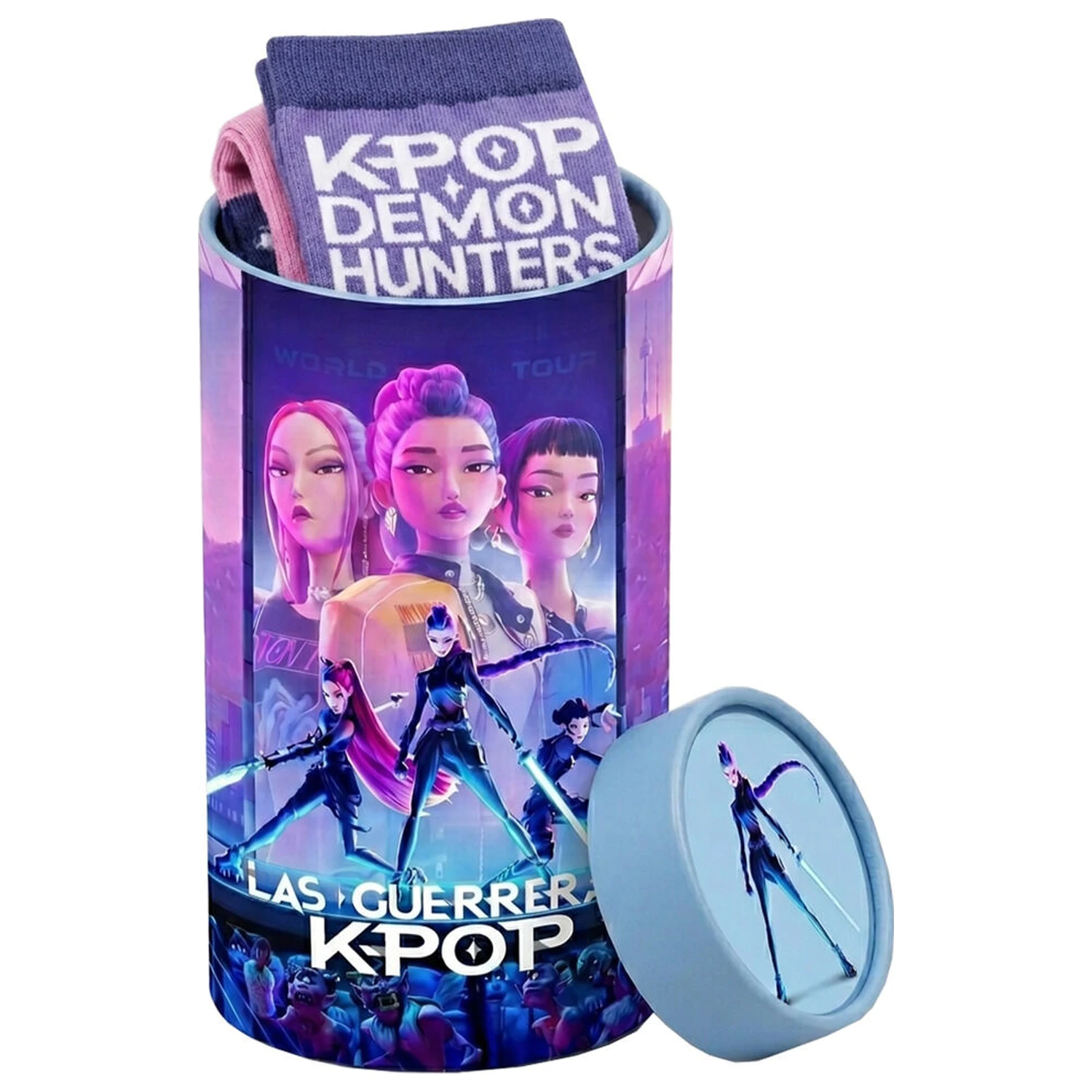 K-Pop Demon Hunter balení 3 ponožek fotografii produktu