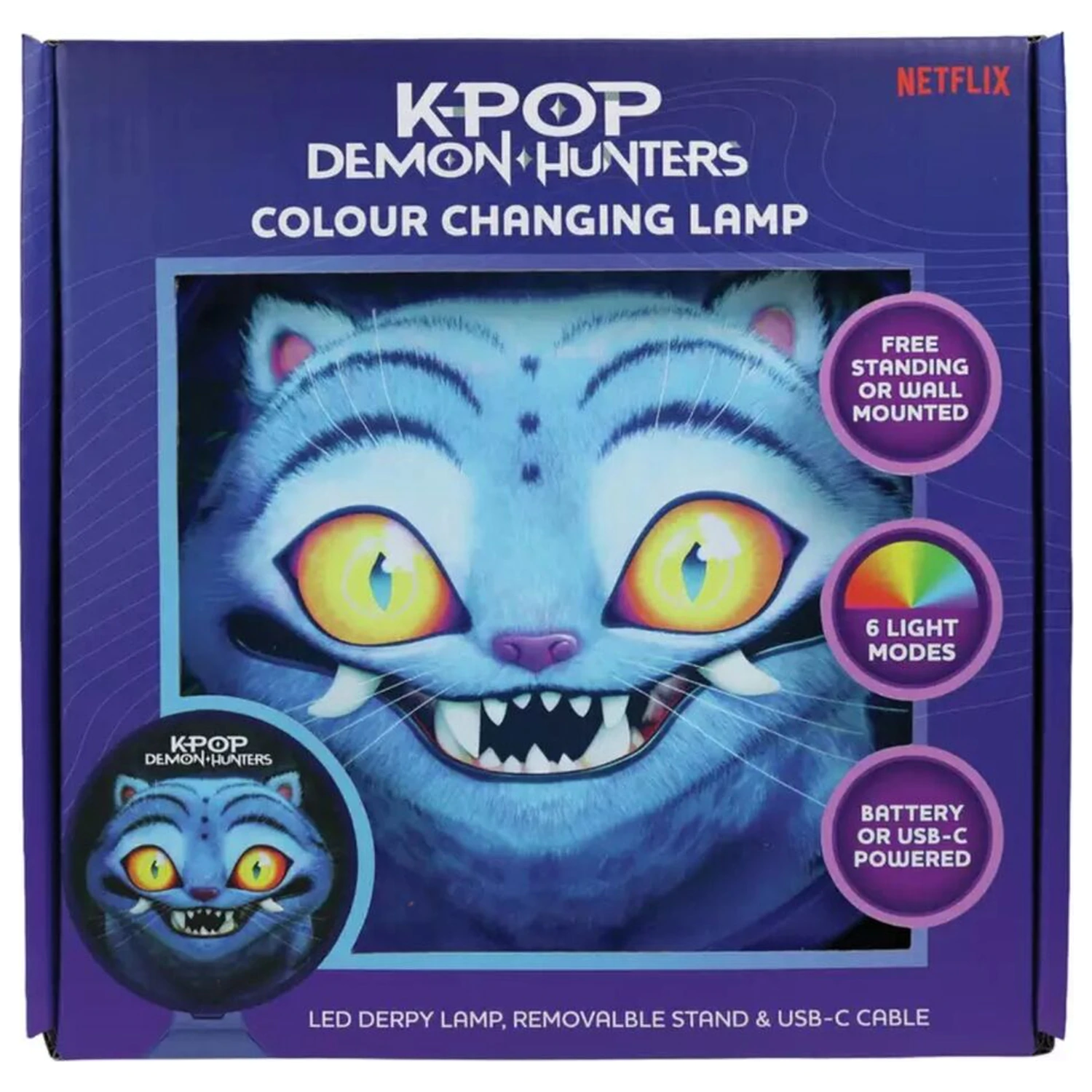 K-pop Demon Hunters Derpy LED lampa fotografii produktu