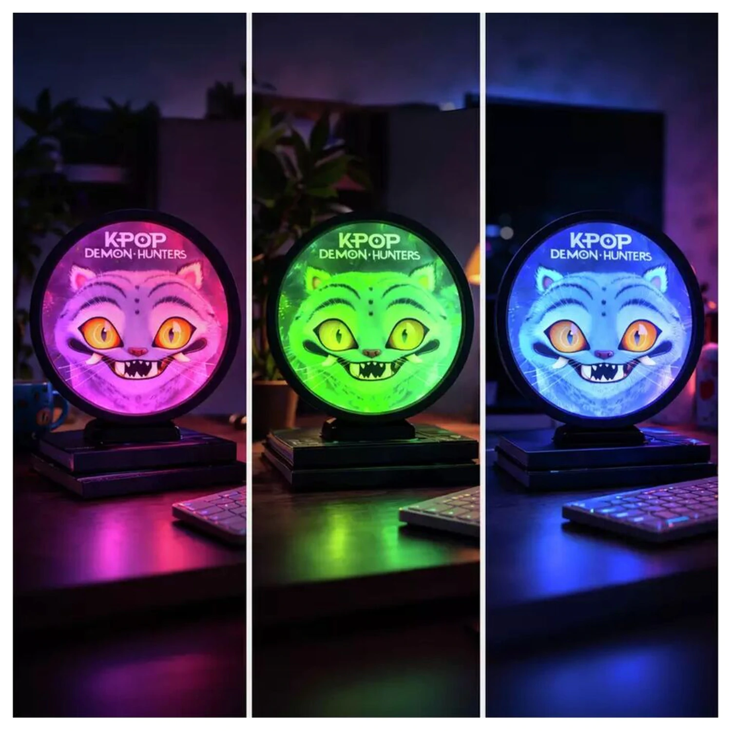 K-pop Demon Hunters Derpy LED lampa fotografii produktu