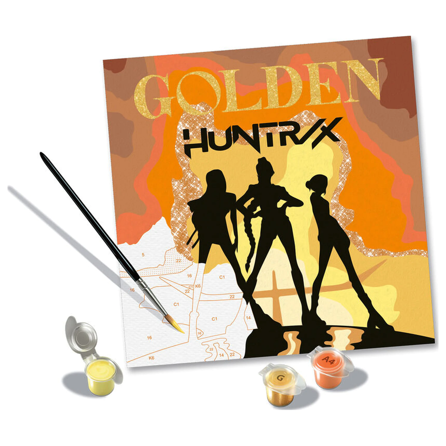 K-Pop Demon Hunters Golden CreArt sada na malování fotografii produktu