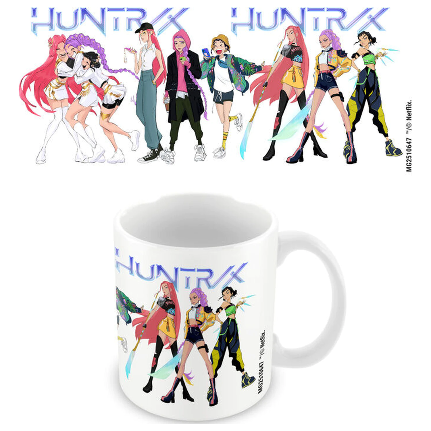 K-Pop Demon Hunters Huntrix hrnek 325ml fotografii produktu